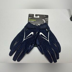 Nike Superbad Football Gloves - Dark Blue Size XL